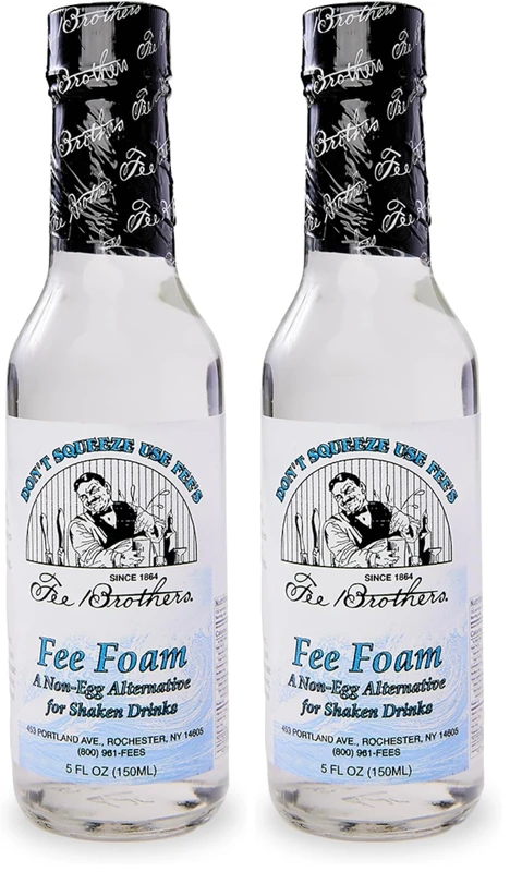 Fee Brothers - Fee Foam Cocktail Bitter. Non-Alcoholic, Vegan Friendly Foaming Cocktail Bitters (Pack of 2)