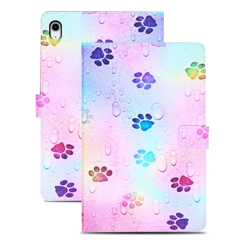 Rostsant Case for ipad 10th Generation 2022/iPad (A16) 11th Generation PU Leather Sleeve Magnetic Stand Wallet Tablet Protective Case for iPad 10.9 Footprint