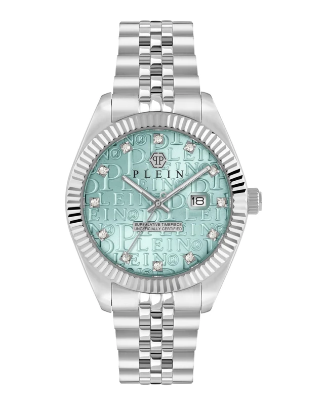 Philipp Plein Men's PWMFA0225 Analogue Quartz Watch - Blue Dial