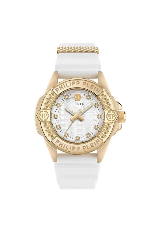 Philipp Plein PWOFA0125 Women's Gold and White Quartz Watch