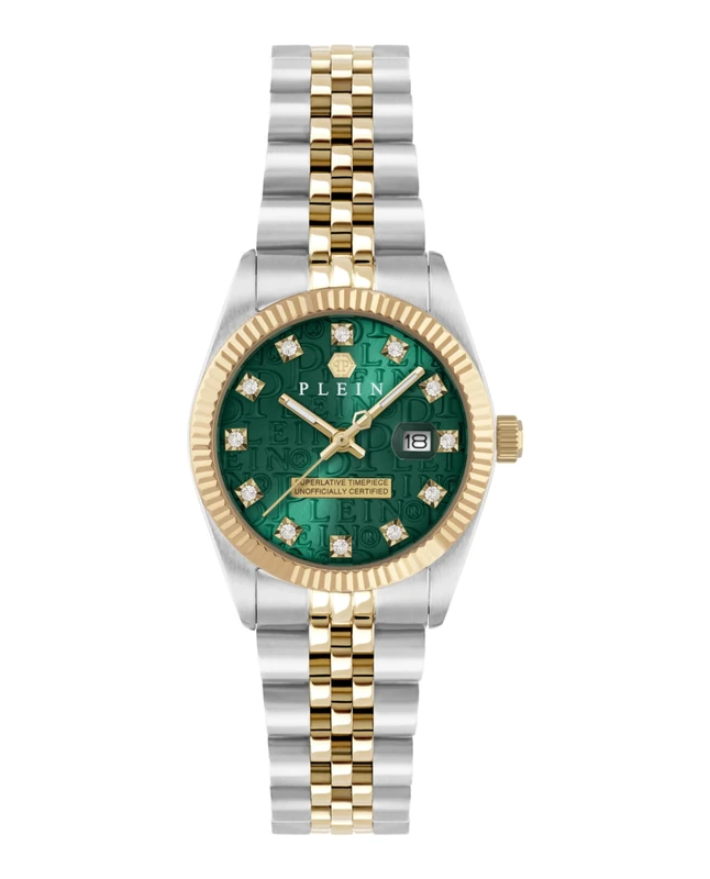 Philipp Plein Women's Analogue Quartz Watch with Stainless Steel Strap PWNFA0325