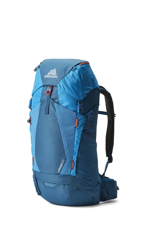 Gregory Youth BKPK'ing - Wander 50 - Kids Hiking Backpack, 71 cm, 50 L, 1.45 KG, Adjustable Children’s Daypack for Hiking, Hydration Compatible, Lightweight Pack for Boys & Girls, Blue (Pacific Blue)