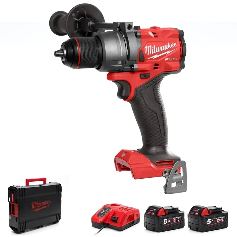 Milwaukee M18ONEFPD3-502X 18v Fuel Combi Drill Kit - 2 x 5ah Batteries
