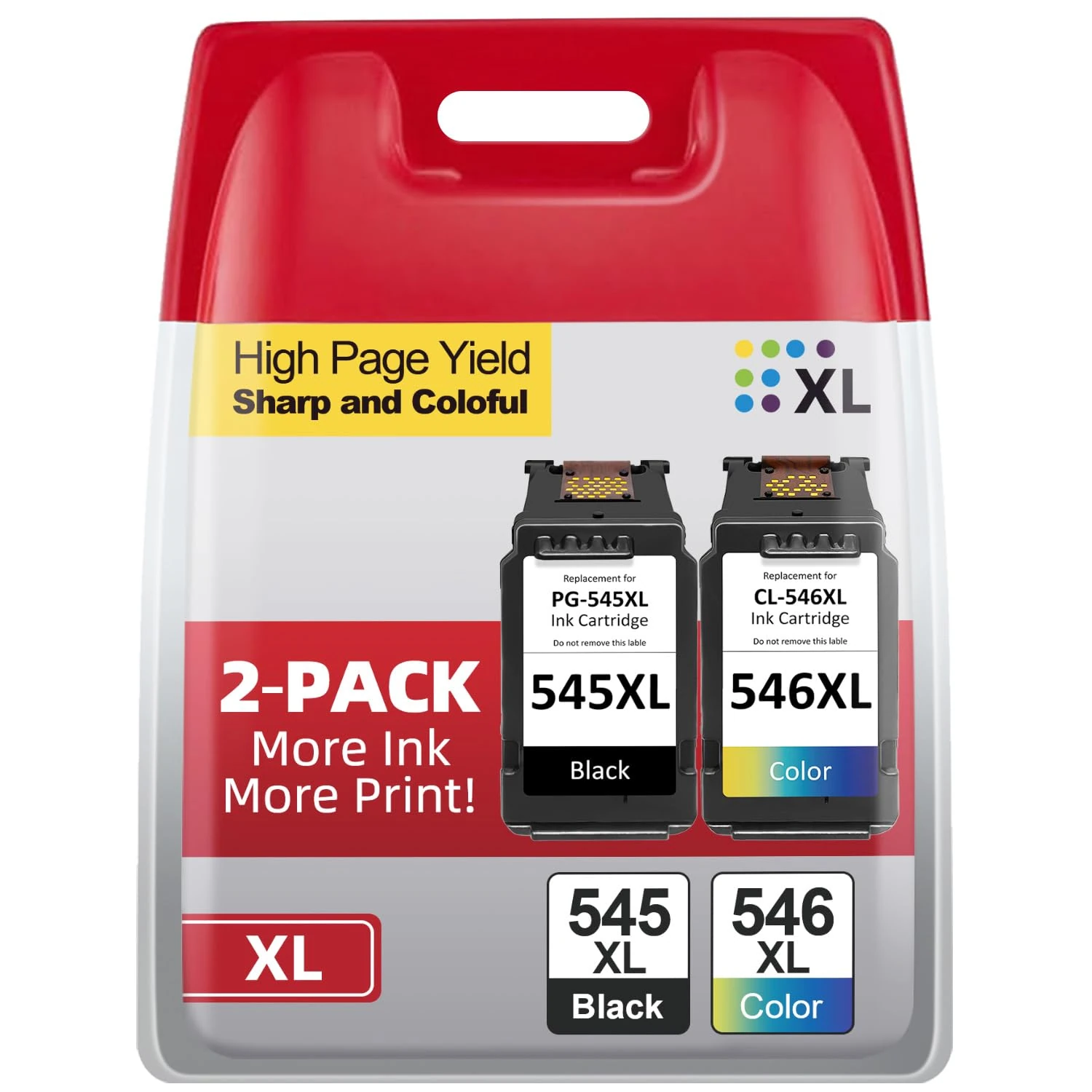 PIXELMY 545 546 Ink Cartridges, PG-545 CL-546 Ink Cartridges Replacement for Canon Printer Ink 545 546 for Canon TS3355 MX495 TR4550 TR4551 TS3350 TS3120 MG2400 MG2500 MG2555 MG2555s MG3050