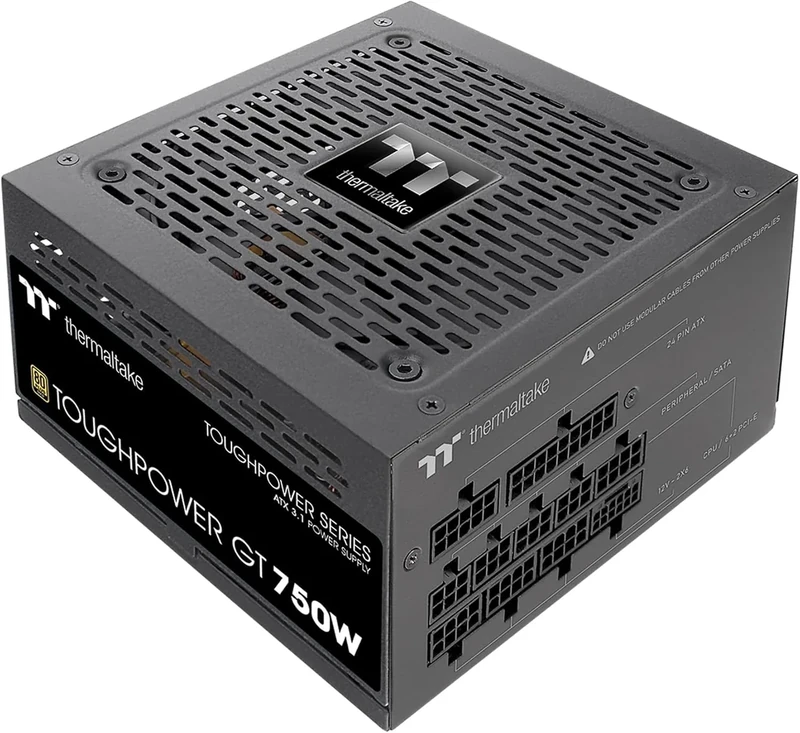 Thermaltake Toughpower GT 750W | ATX 3.1 | PCIe 5.1 | 80+ GOLD | Modular | Snow Edition | UK Specifications
