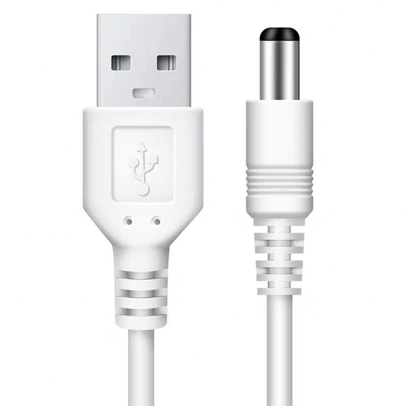 JZK 1M USB to 5V DC Power Cable for Hive Hub, Replacement Charger Cable 5.5 x 2.5mm DC Compatible with Thermostat, Nano Hub