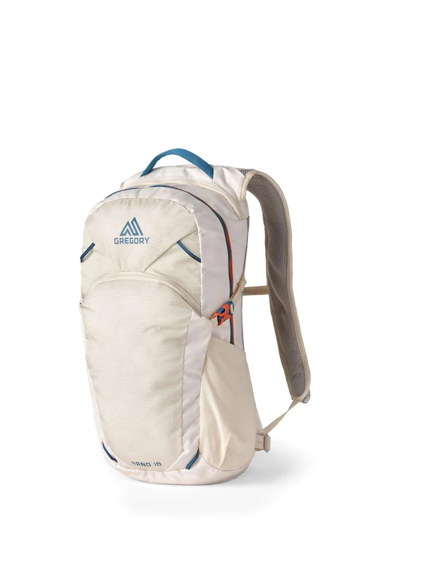 Gregory Essential Hiking - Nano 18 - Casual Backpack, 51 cm, 18 L, 0.48 KG, Lightweight day backpack, Reservoir Compatible, Colorful backpack, White (Chalk White)