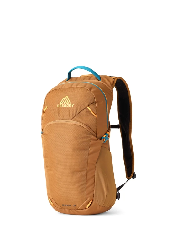 Gregory Essential Hiking - Nano 18 - Casual Backpack, 51 cm, 18 L, 0.48 KG, Lightweight day backpack, Reservoir Compatible, Colorful backpack, Brown (Moab Tan)