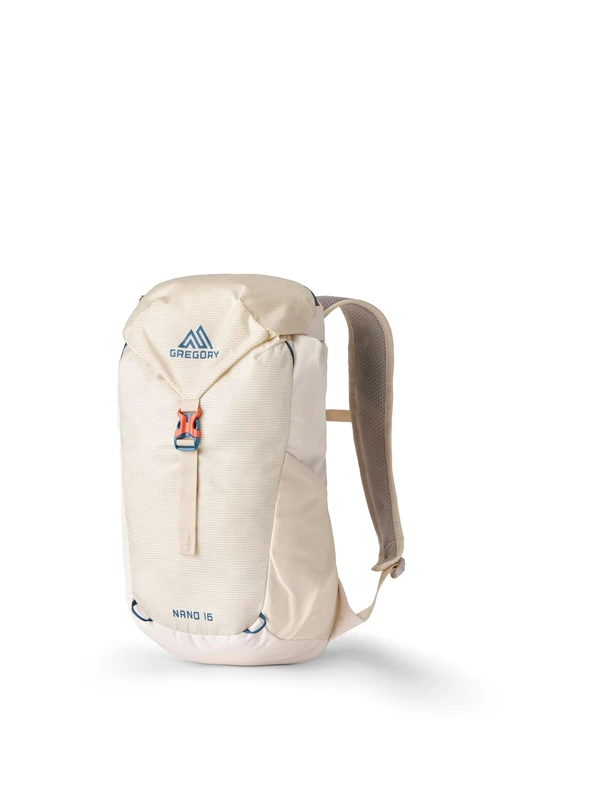 Gregory Essential Hiking - Nano 16 - Casual Backpack, 48 cm, 16 L, 0.36 KG, Lightweight day backpack, Reservoir Compatible, Colorful backpack, White (Chalk White)