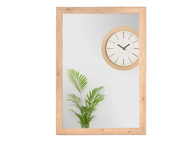 Mirrors and More Kim 81110195 Frame Mirror MDF Artisan Oak