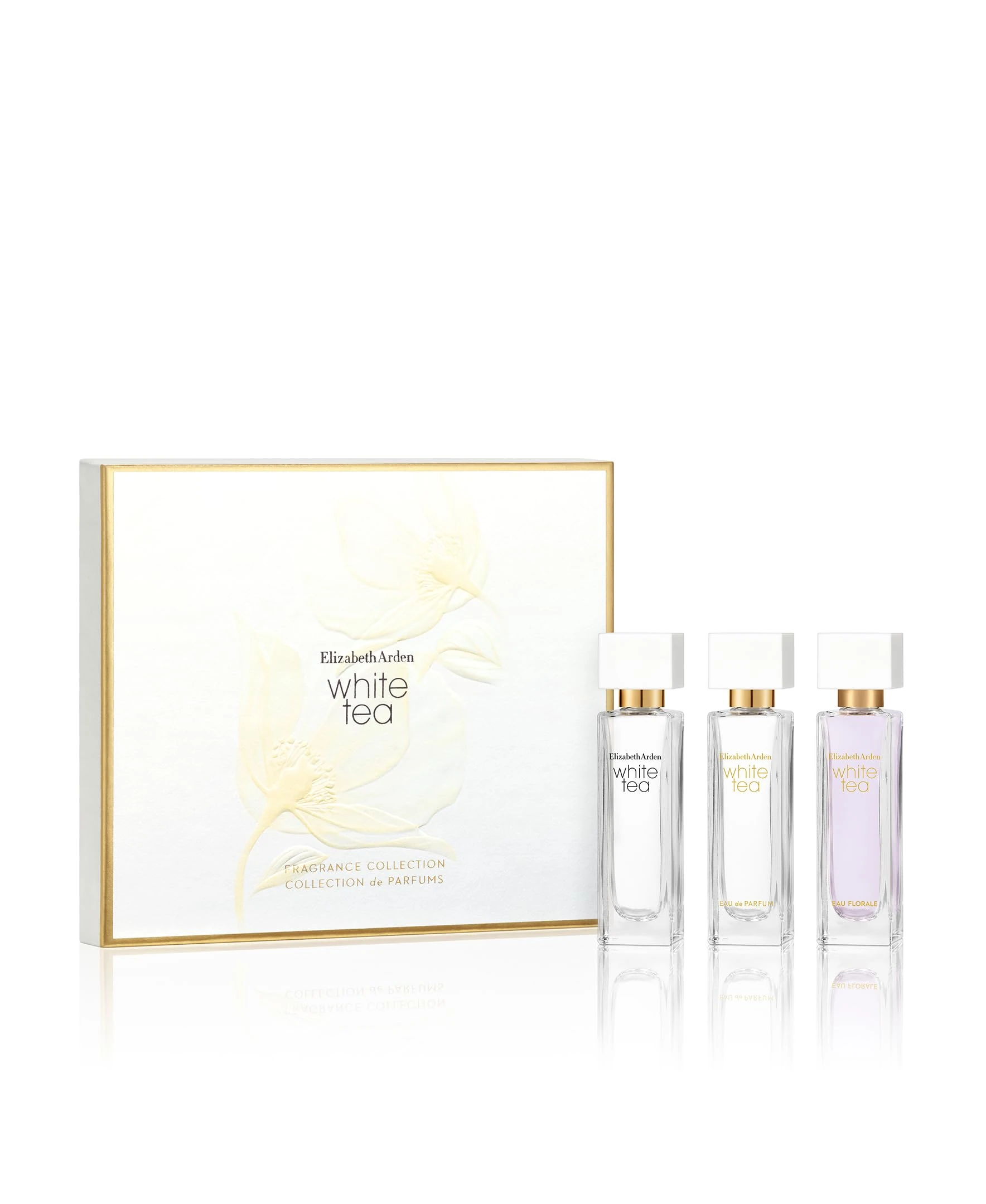 Elizabeth Arden WHITE TEA Collection Coffret (10ml x 3) 3-piece Gift Set, fragrance gifting for women