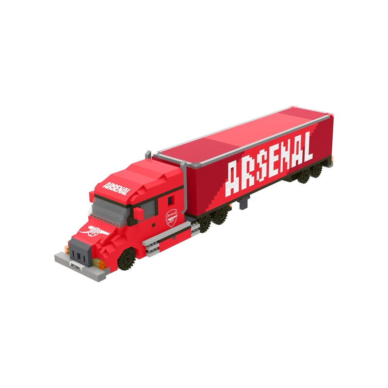 FOCO Officially Licensed 3D BRXLZ Lorry Construction Toy Model (Arsenal FC)