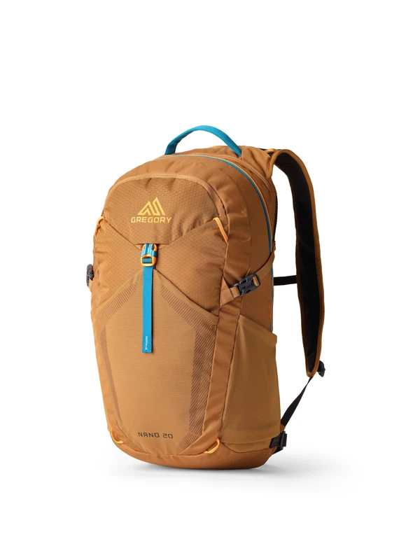Gregory Essential Hiking - Nano 20 - Casual Backpack, 52 cm, 20 L, 0.54 KG, Lightweight day backpack, Reservoir Compatible, Colorful backpack, Brown (Moab Tan)