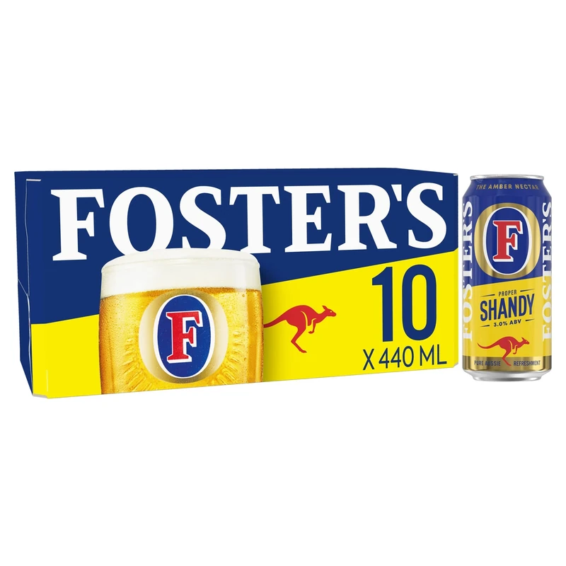 Foster's Proper Shandy 10 x 440ml Cans