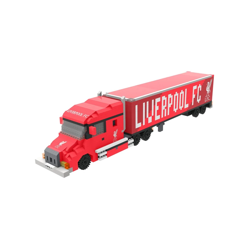 FOCO Officially Licensed 3D BRXLZ Lorry Construction Toy Model (Liverpool FC)