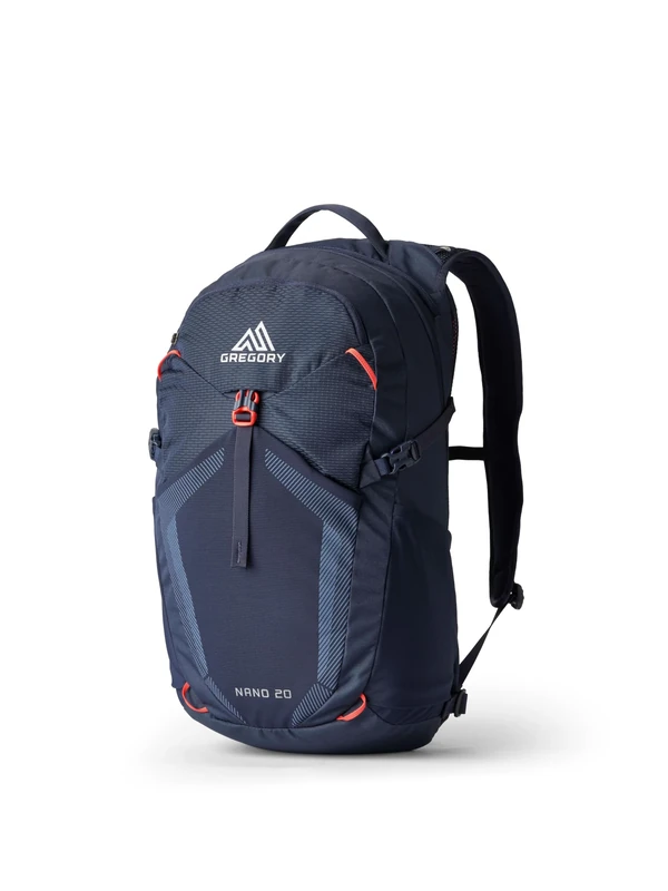 Gregory Essential Hiking - Nano 20 - Casual Backpack, 52 cm, 20 L, 0.54 KG, Lightweight day backpack, Reservoir Compatible, Colorful backpack, Blue (Spark Navy)
