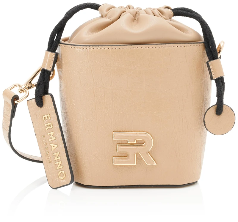 Ermanno Firenze Unisex's Tamara Satch, Sand, XS