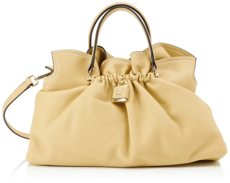 Ermanno Firenze Unisex's Octavia Satch, Yellow, Talla ÚNICA
