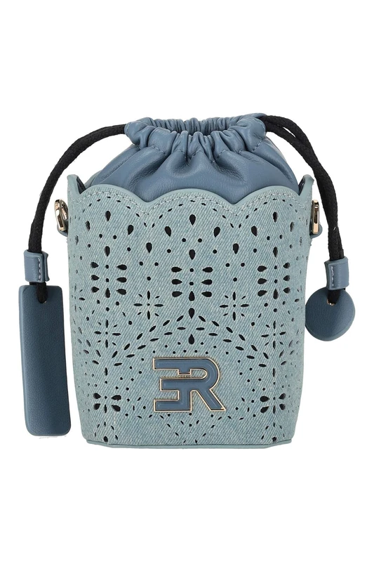 ERMANNO FIRENZE Unisex's Terra Handbag, Denim Blue, XS