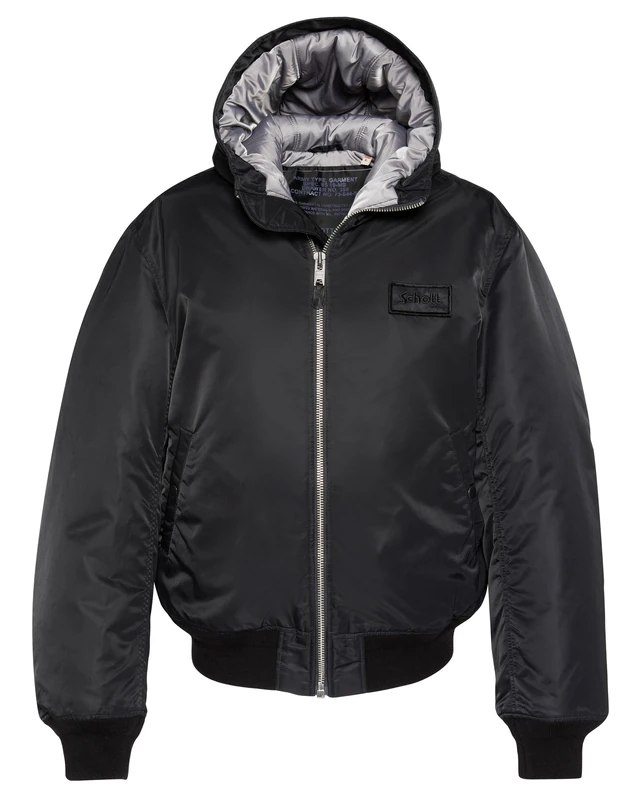 Schott NYC Bombers Hood Marking Schott Ma1Guardrs Black, Black, M