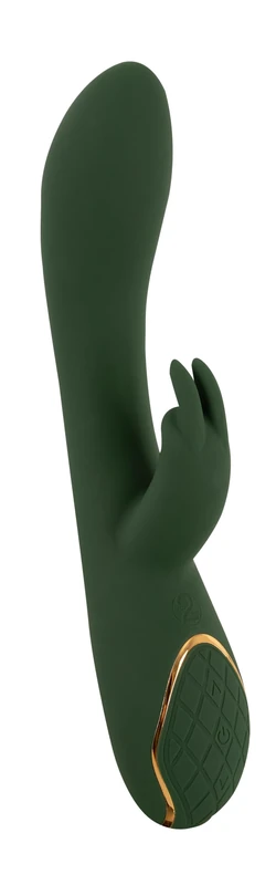 Emerald Love Luxurious Rabbit Vibrator Green/Gold 23 cm