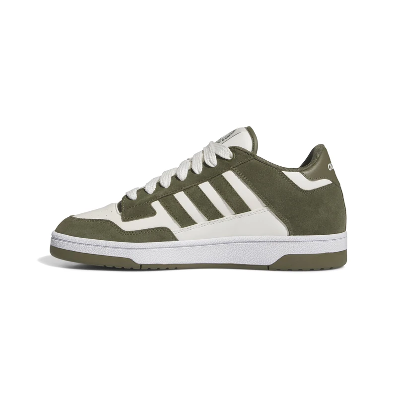 adidas Unisex Rapid Court Low, Olive strata/Cloud White/FTWR White, 11 UK