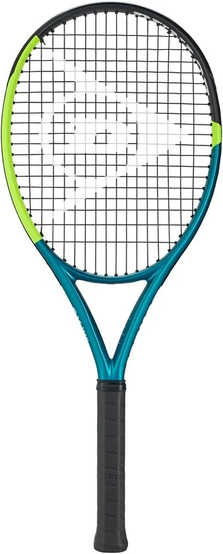 DUNLOP Tennis Racket SX TEAM 105, Grip Size 3, Teal/Black/Yellow