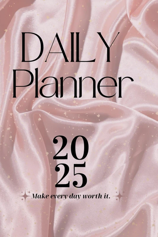 GIRLY DAILY PLANNER AND JOURNAL FOR SELF GROWTH 25'