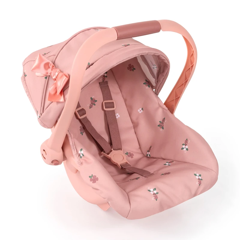 Bayer Design 67926AA Doll car seat, with sun canopy, adjustable handle, harness, for dolls up to 46 cm, attachable to Neo Vario, Xeo dolls prams