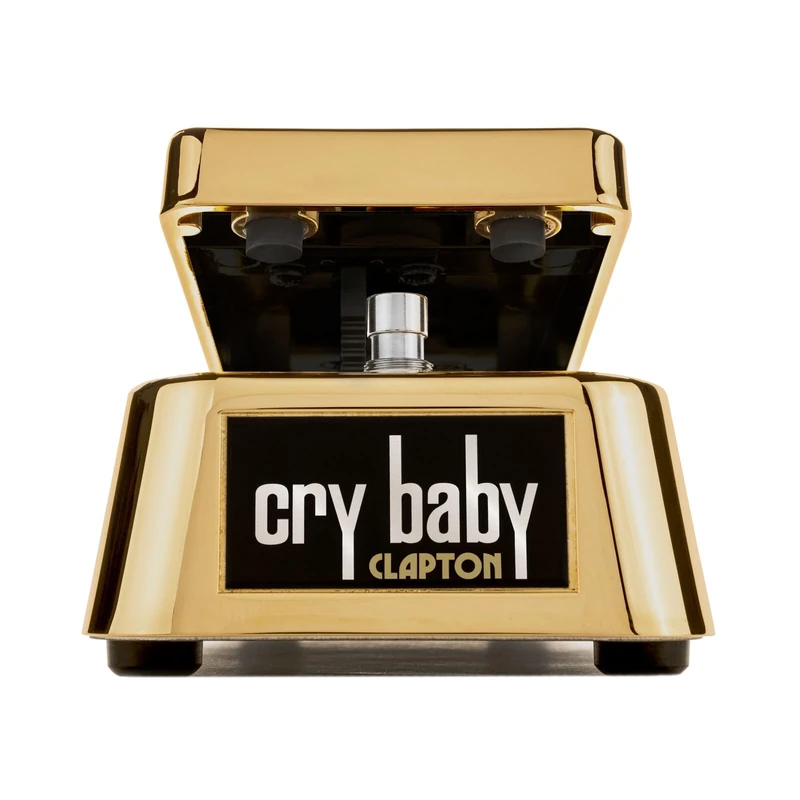 Dunlop EC95 Eric Clapton Cry Baby Wah Electric Guitar Pedal Iconic Sound, Tone Control and Elegant Design in Gold