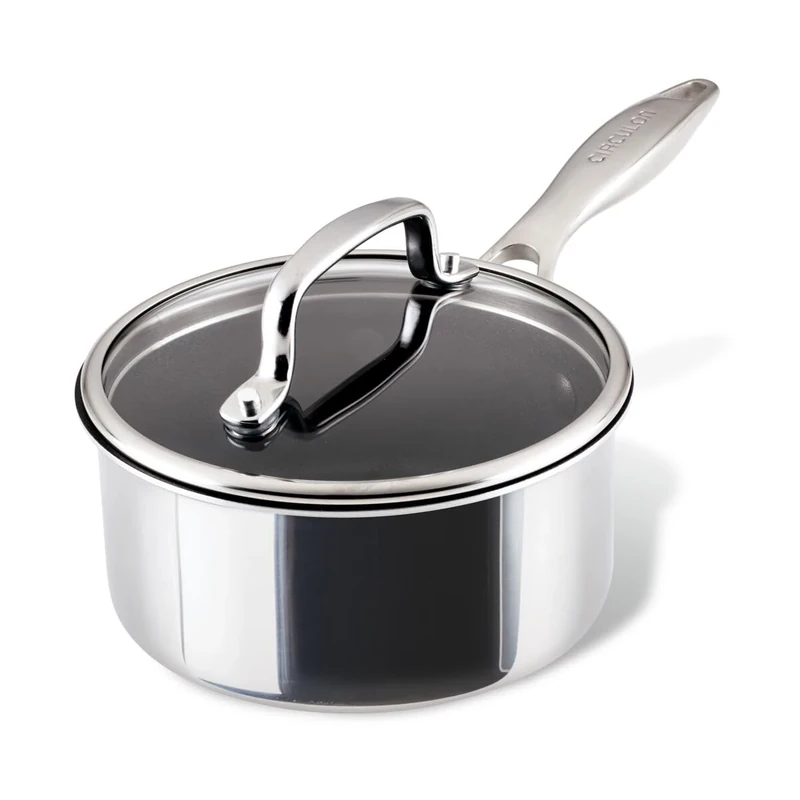 Circulon Scratch Defense Stainless Steel Saucepan with Extreme Non Stick: 16cm Saucepan with Lid, Induction & All Hob Suitable