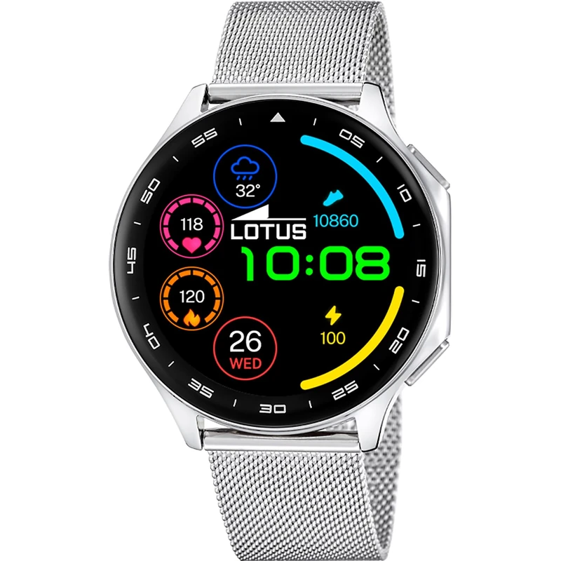 Lotus Smartwatch with Steel Mesh Bracelet 50050/1