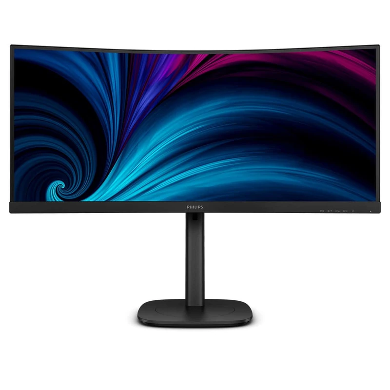 Philips 34B2U3600C - 34 inch WQHD curved monitor, height adjustable, speakers (3440x1440, 120 Hz, USB hub, RJ45) black