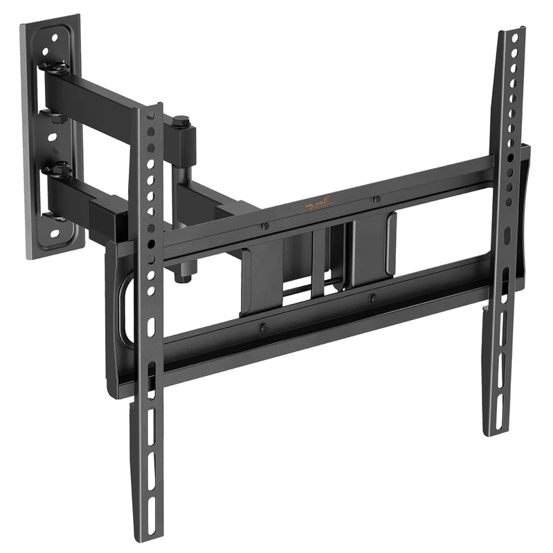 my wall Pivoting TV Wall Mount up to 75 Inches - H28-1L, for TVs 32-75 Inch (81-190 cm), up to 50 kg, Variable Wall Distance 8.5-50 cm, Integrated Cable Management, Tilt and Rotatable