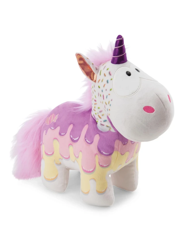 NICI Cuddly Unicorn Sweety Rainbow 45 cm, White, Soft Plush Toy, Cute Stuffed Toy for Cuddling & Playing With, Great Gift Idea for Children and Adults - 61910