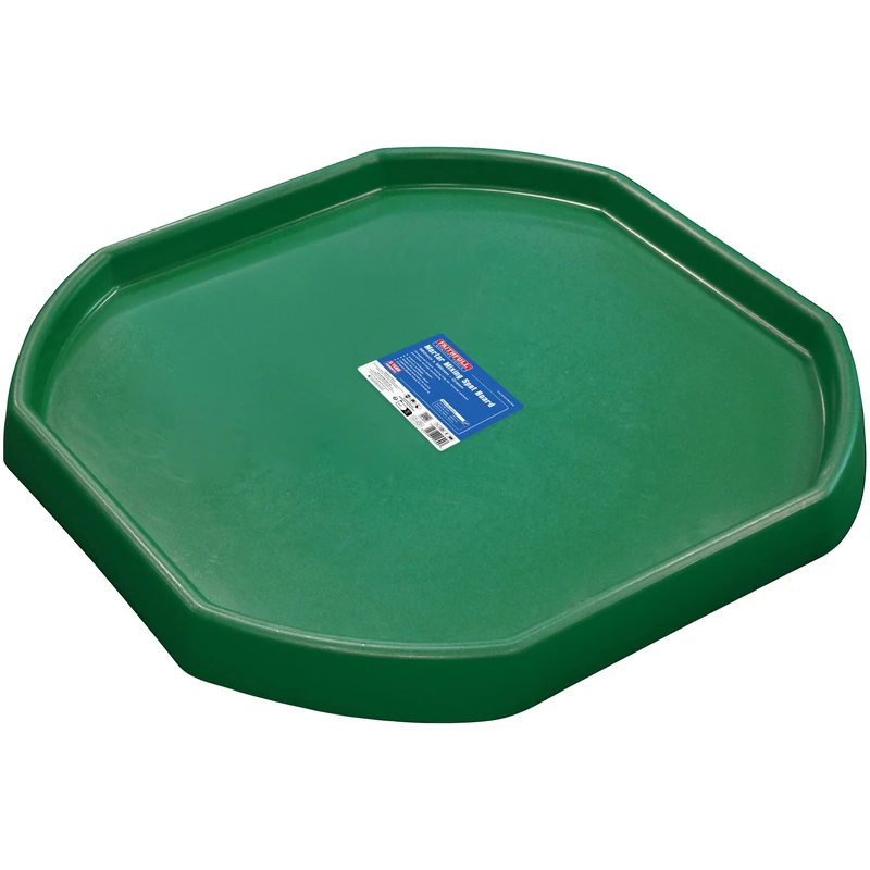 Faithfull Mortar Mixing Spot Board, Builders Tray for Cement, Plaster or Concrete - 980mm x 980mm - Green