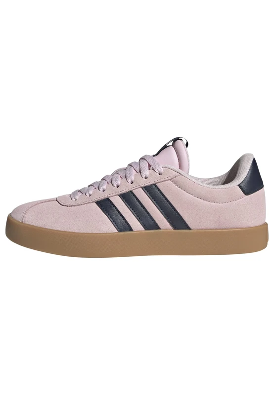 adidas Women's VL Court 3.0 Shoes, Clear Pink/Legend Ink/Gum 3, 8 UK