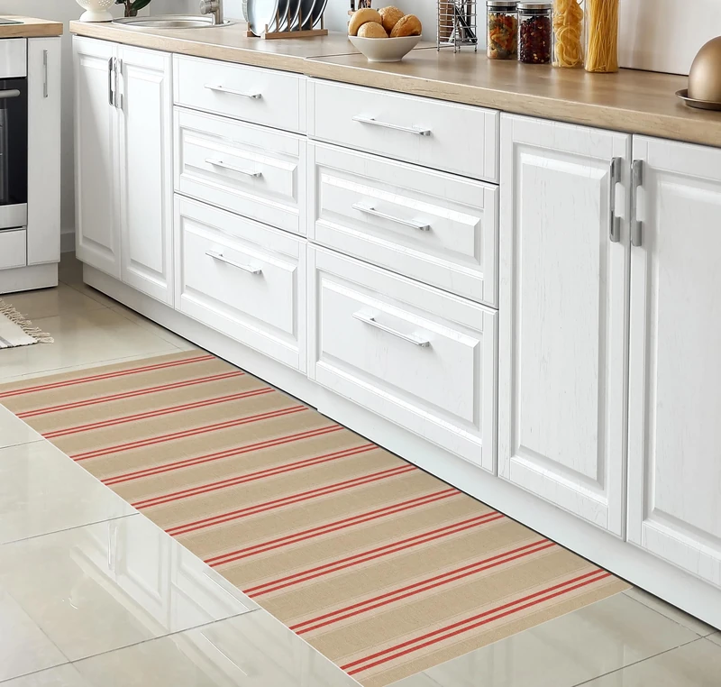 VINILIKO, Printed Vinyl Rug, PVC Non-Slip for Kitchen or Living Room, Washable, 50 x 100 cm