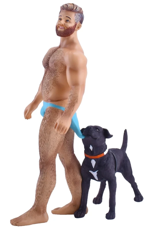 December Diamonds 55-55342 Poke The Bear Series, CopperTan Bear Hanging Ornament 7 Inches