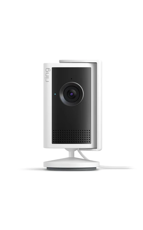 Ring Indoor Camera Plus (newest gen)| Plug-In Security Camera | Retinal 2K, 4x Enhanced Zoom, Low-Light Sight, Manual Lens Cover | 30-day free trial of Ring Subscription Plan