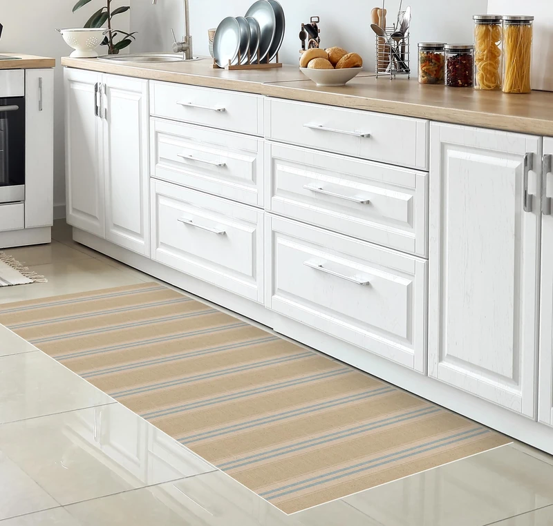 VINILIKO Rug, 2.8mm thick phthalate free vinyl, Multicoloured, 80x300 cm