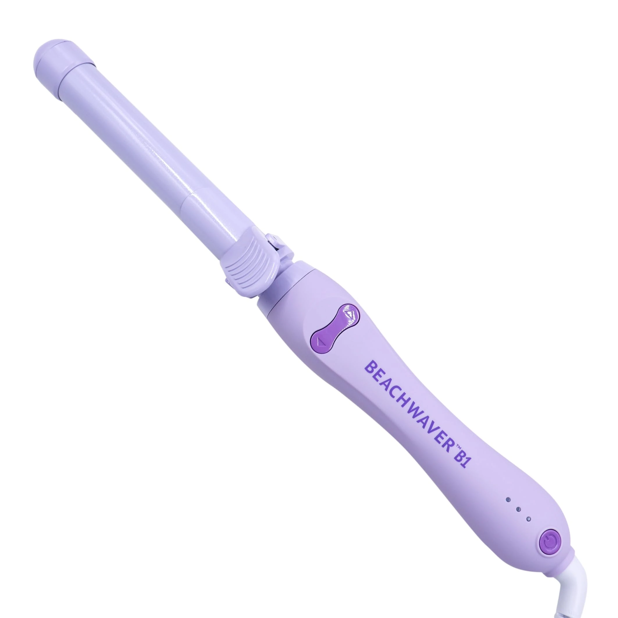 Beachwaver Co. B1 Rotating Curling Iron - Lilac | Automatic 1-Inch Ceramic Curling Iron - Most Common Barrel Size for All Hair Lengths! | Auto-Shut Off, Travel-Friendly, Dual Voltage