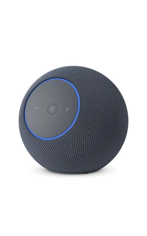 Certified Refurbished Amazon Echo Studio (newest gen), compact design, immersive spatial audio and Dolby Atmos, Graphite, with Alexa+ Early Access