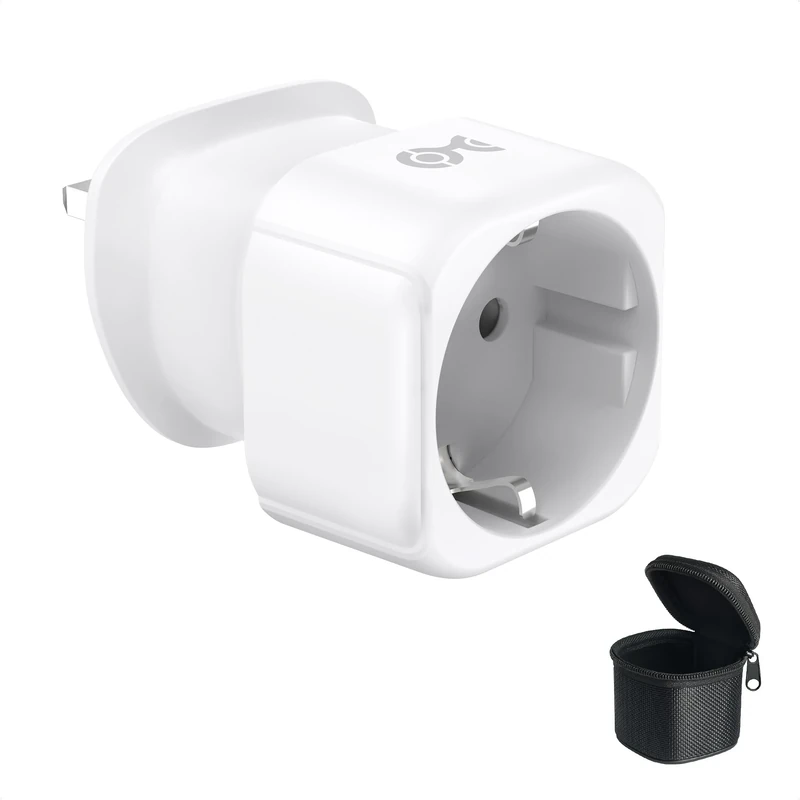 Cable Matters EU to UK Plug Adapter, European 2-Pin to UK 3-Pin Type G Converter, 13A Fused, EU Plug Adapter to UK Works with Type C/E/F Plugs in France, Germany, Spain, Poland, and More