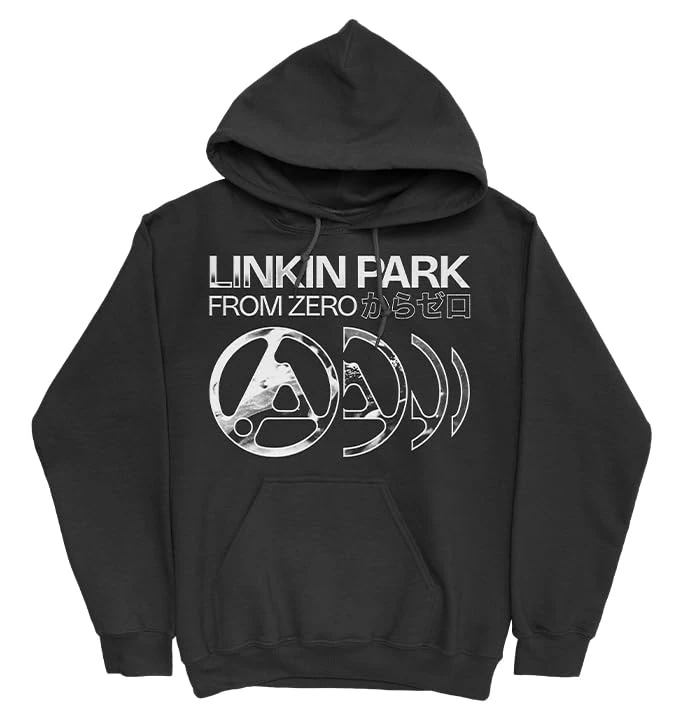 Linkin Park Unisex-Adult Zero Official Merch Slide Hoodie, Black, Medium