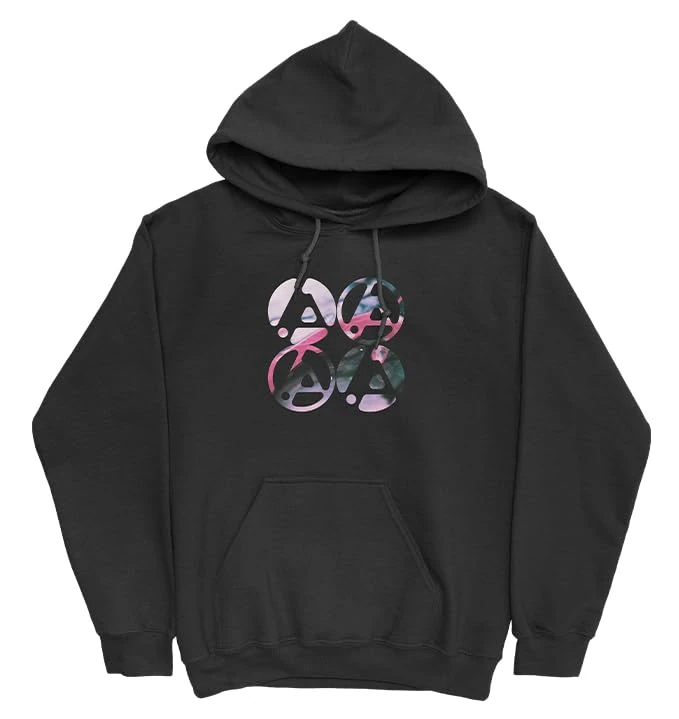 Linkin Park Unisex-Adult Zero Official Merch Quad Cover Hoodie, Black, XXL