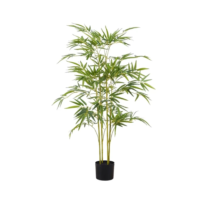 Zstar 100 cm Artificial Plant Bamboo Large Artificial Tree Artificial Plants in Pot, Lifelike Trunk and Silk Leaves Large Artificial Plants Bamboo Decorative for Home, Office, Restaurant