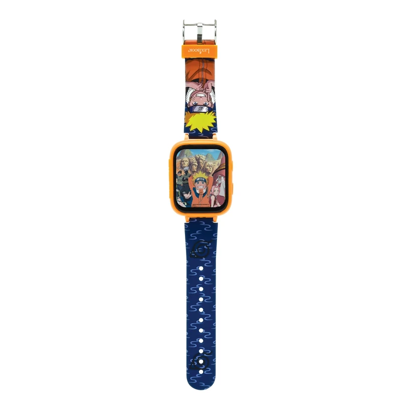 LEXIBOOK, Naruto, Selfie Camera Watch, HD Touch Screen, 720p Camera, MP3 Player, Built-in Speaker, Dictaphone, Pedometer, 5 Games, Orange/Blue, DMW070NA