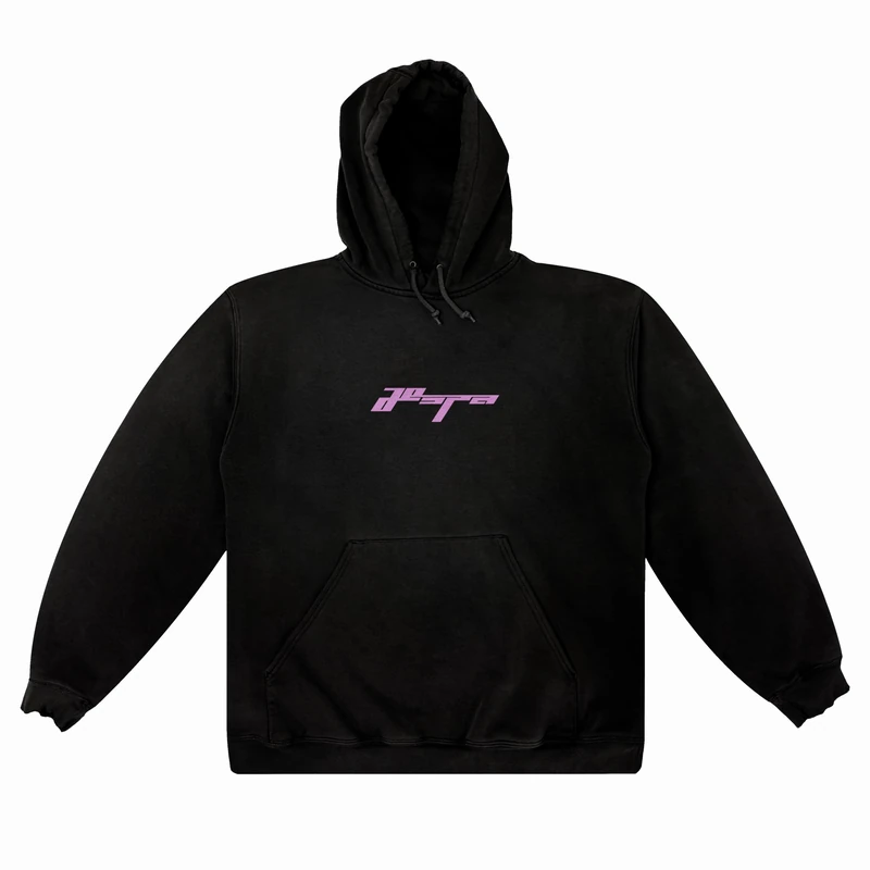 aespa SYNK Parallel LINE World Tour Merch Collection Pullover Hoodie, Black, M-L