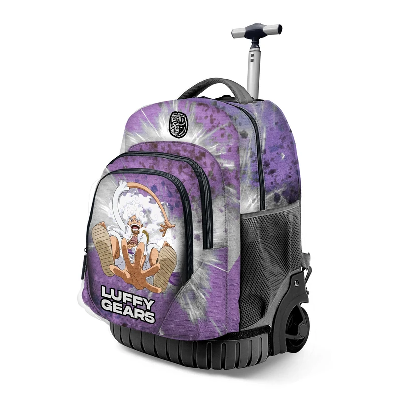 One Piece Luffy Gear 5-FAN GTS Trolley Backpack, Lilac, 32 x 47 cm, Capacity 30 L